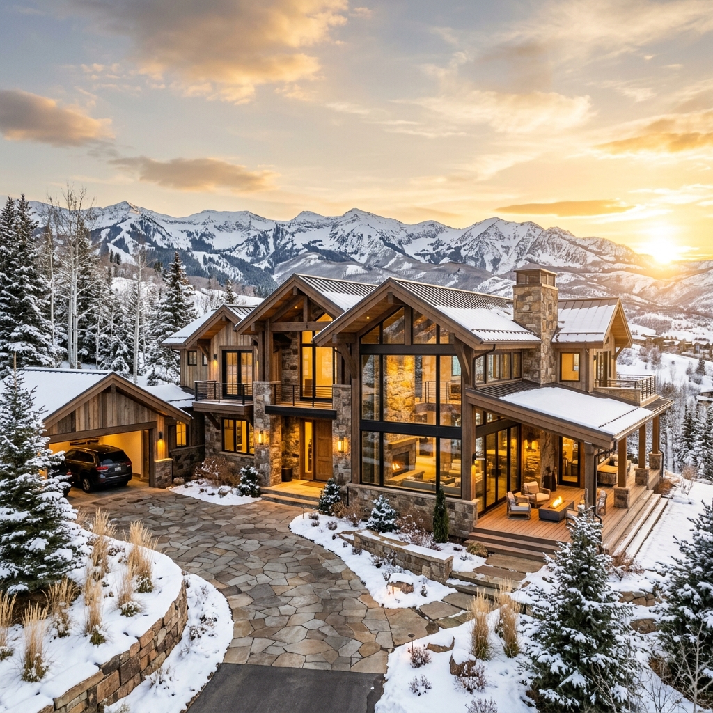 Luxury mountain home in Park City, Utah